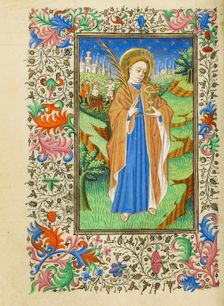 Saint John the Evangelist; Book of Hours, about 1430-1440. Creator: Fastolf Master