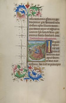 Saint John the Evangelist; Book of Hours, about 1450-1455. Creator: Master of the Lee Hours