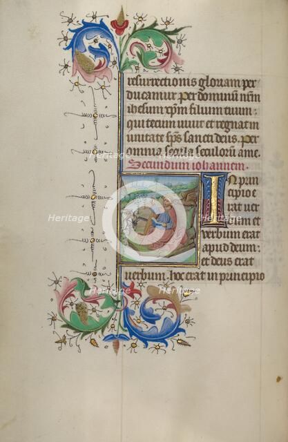 Saint John the Evangelist; Book of Hours, about 1450-1455. Creator: Master of the Lee Hours.
