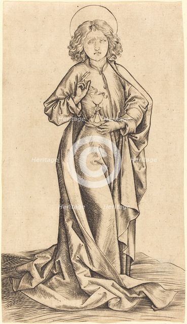 Saint John the Evangelist, c. 1480/1490. Creator: Master of the Catherine wheel.