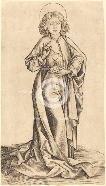 Saint John the Evangelist, c. 1480/1490. Creator: Master of the Catherine wheel.