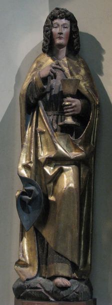 Saint John the Evangelist, German, 15th or 16th century. Creator: Unknown
