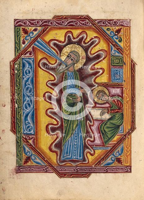Saint John the Evangelist; Gospel Book, 1615. Creator: Mesrop of Khizan.