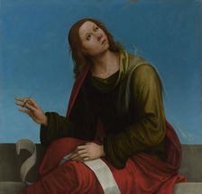 Saint John the Evangelist (High Altarpiece, Oratory of S. Pietro in Vincoli), 1505. Artist: Costa, Lorenzo (1460-1535)