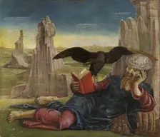 Saint John the Evangelist in Patmos, 1470. Creator: Cosmè Tura