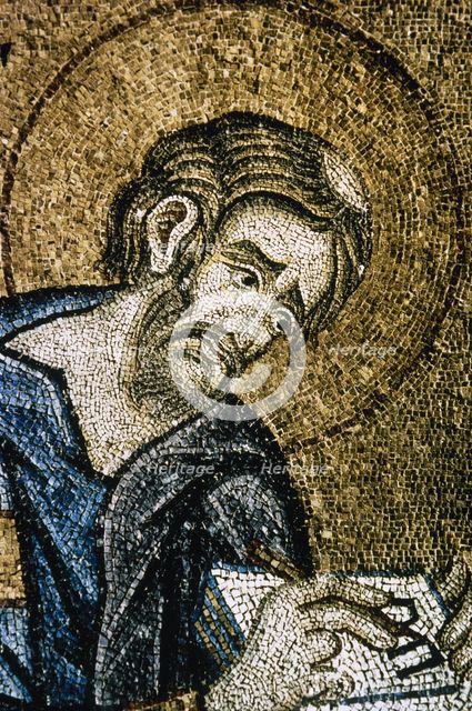 Saint John the Evangelist, mosaic, Saint Mark's Basilica, Venice, Italy, 12th-14th centuries. Creator: LTL.