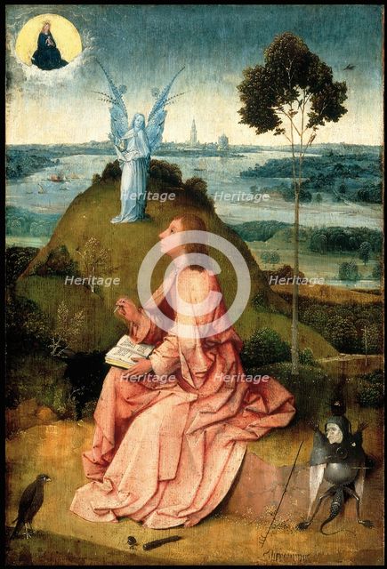 Saint John the Evangelist on Patmos, c. 1505. Artist: Bosch, Hieronymus (c. 1450-1516)
