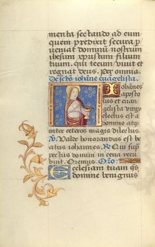 Saint John the Evangelist; Poncher Hours, about 1500. Creator: Master of Jacques de Besancon