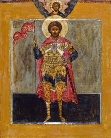 Saint John warrior. Creator: Moscow School