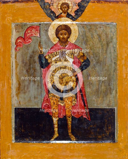 Saint John warrior. Creator: Moscow School.