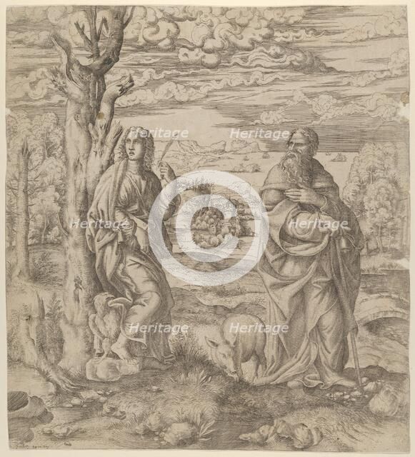 Saint John and Saint Anthony, ca. 1542-45. Creator: Master IQV.