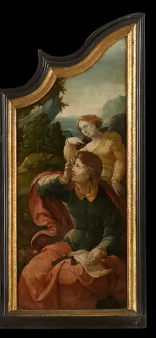 Saint John at Patmos, 1535. Creator: Aert Claesz.