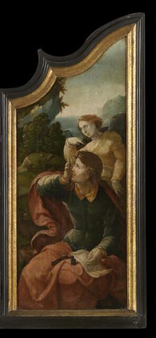 Saint John at Patmos, 1535. Creator: Aert Claesz.