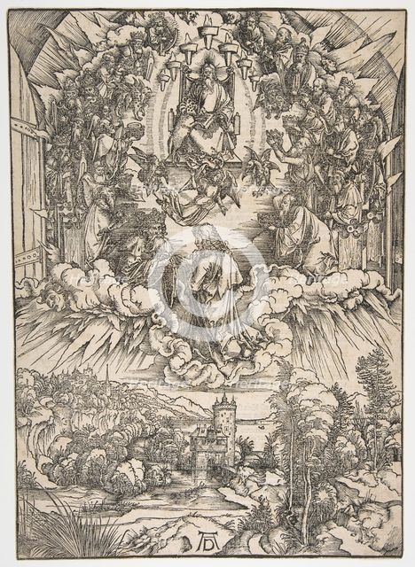 Saint John before God and the Elders, from The Apocalypse.n.d. Creator: Albrecht Durer.