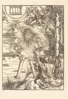 Saint John Devouring the Book, 1498. Creator: Albrecht Durer