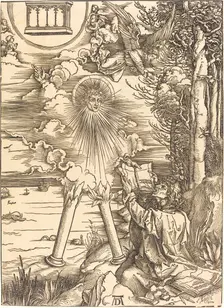 Saint John Devouring the Book, probably c. 1496/1498. Creator: Albrecht Durer