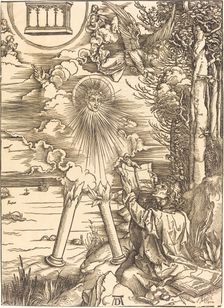 Saint John Devouring the Book, probably c. 1496/1498. Creator: Albrecht Durer