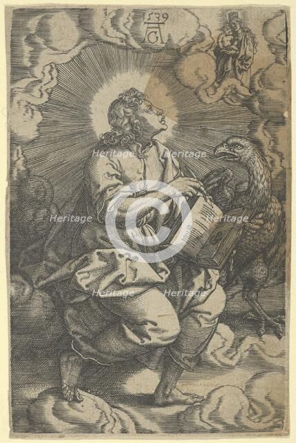 Saint John, from The Four Evangelists, 1539. Creator: Heinrich Aldegrever.