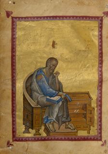 Saint John; Gospel Book, late 13th century. Creator: Unknown