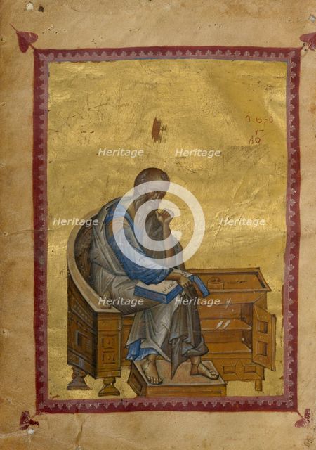 Saint John; Gospel Book, late 13th century. Creator: Unknown.