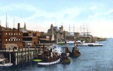 Saint John harbour, Saint John, New Brunswick, Canada, c1900s