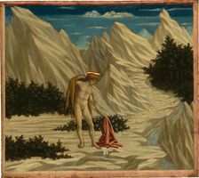 Saint John in the Desert, c. 1445/1450. Creator: Domenico Veneziano
