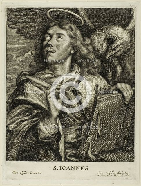 Saint John, n.d. Creator: Cornelis de Visscher.