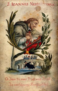 Saint John Nepomucen and his martyrdom. Creator: Unknown