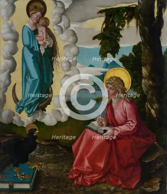 Saint John on Patmos, ca. 1511. Creator: Hans Baldung.