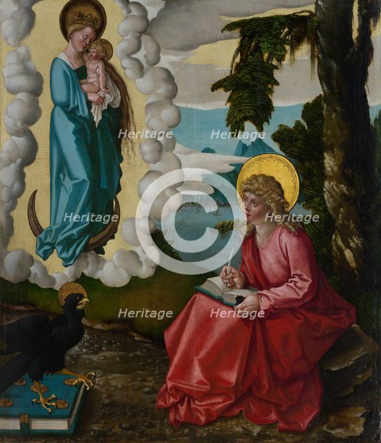 Saint John on Patmos, ca. 1511. Creator: Hans Baldung.