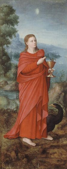 Saint John on Patmos, between 1500 and 1600. Creator: Unknown