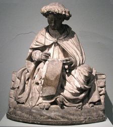 Saint John on Patmos, French, ca. 1450-1500. Creator: Unknown