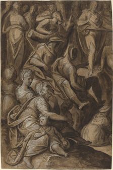 Saint John Preaching, 1575/1580. Creator: Anthonie Blocklandt