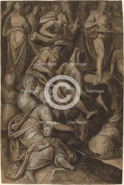 Saint John Preaching, 1575/1580. Creator: Anthonie Blocklandt.