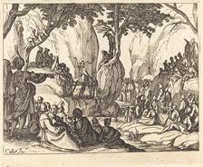Saint John Preaching in the Desert. Creator: Jacques Callot