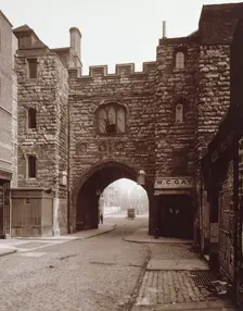 Saint John's Gate, Clerkenwell, c1886. Creator: Henry Dixon & Son
