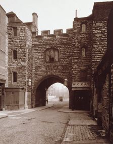 Saint John's Gate, Clerkenwell, c1886. Creator: Henry Dixon & Son