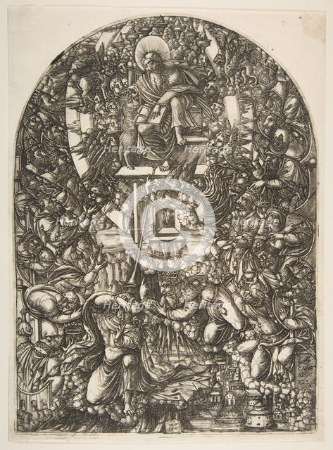 Saint John Summoned to Heaven, from the Apocalypse.n.d. Creator: Jean Duvet.