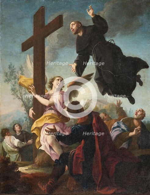 Saint Joseph of Cupertino in Ecstasy, First half of the 18th cent.. Creator: Cignaroli, Giambettino (1706-1770).