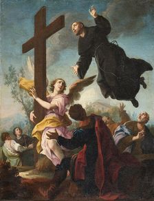 Saint Joseph of Cupertino in Ecstasy, First half of the 18th cent.. Creator: Cignaroli, Giambettino (1706-1770)