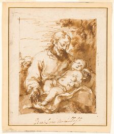 Saint Joseph and the Sleeping Christ Child, 1670/75. Creator: Bartolomé Esteban Murillo