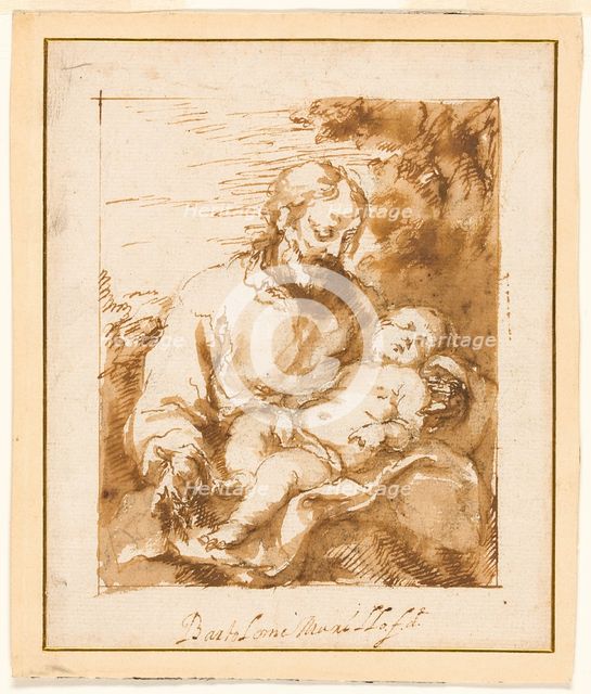 Saint Joseph and the Sleeping Christ Child, 1670/75. Creator: Bartolomé Esteban Murillo.
