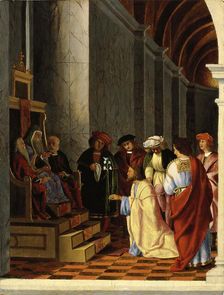 Saint Joseph and the Virgin's Suitors, 1508. Creator: Lorenzo Lotto