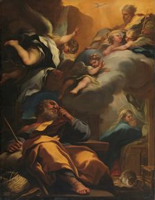 Saint Joseph’s Dream, c1697. Creator: Luca Giordano