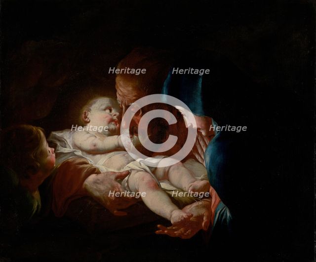 Saint Joseph with Family, 1760-1780. Creator: Circle of Josef Ignaz Mildorfer.