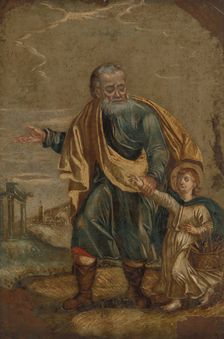 Saint Joseph with the Christ Child, 18th century. Creator: Unknown