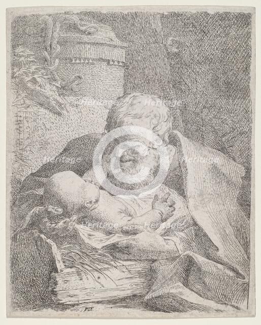 Saint Joseph with the Christ Child, c. 1720. Creator: Paul Troger.