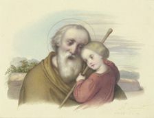Saint Joseph with the Christ Child. Creator: Johann Grund