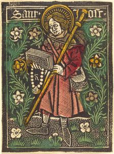 Saint Jost, c. 1480. Creator: Workshop of the Master of the Aachen Madonna