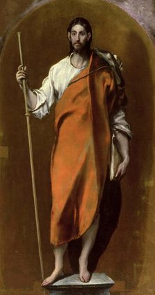 Saint James as a pilgrim, ca 1590. Creator: El Greco, Dominico (1541-1614)